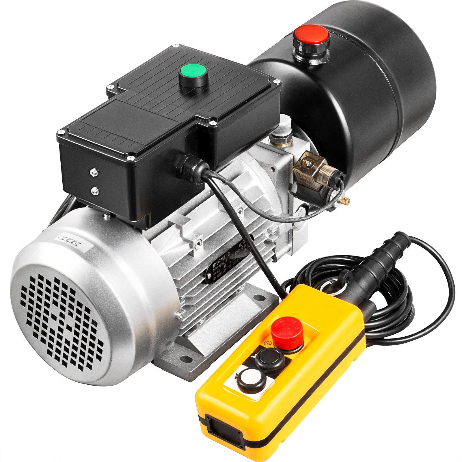 Vevor Cilindro Idraulico Elettrico Semplice Effetto 230v Serbatoio In Acciaio 4l