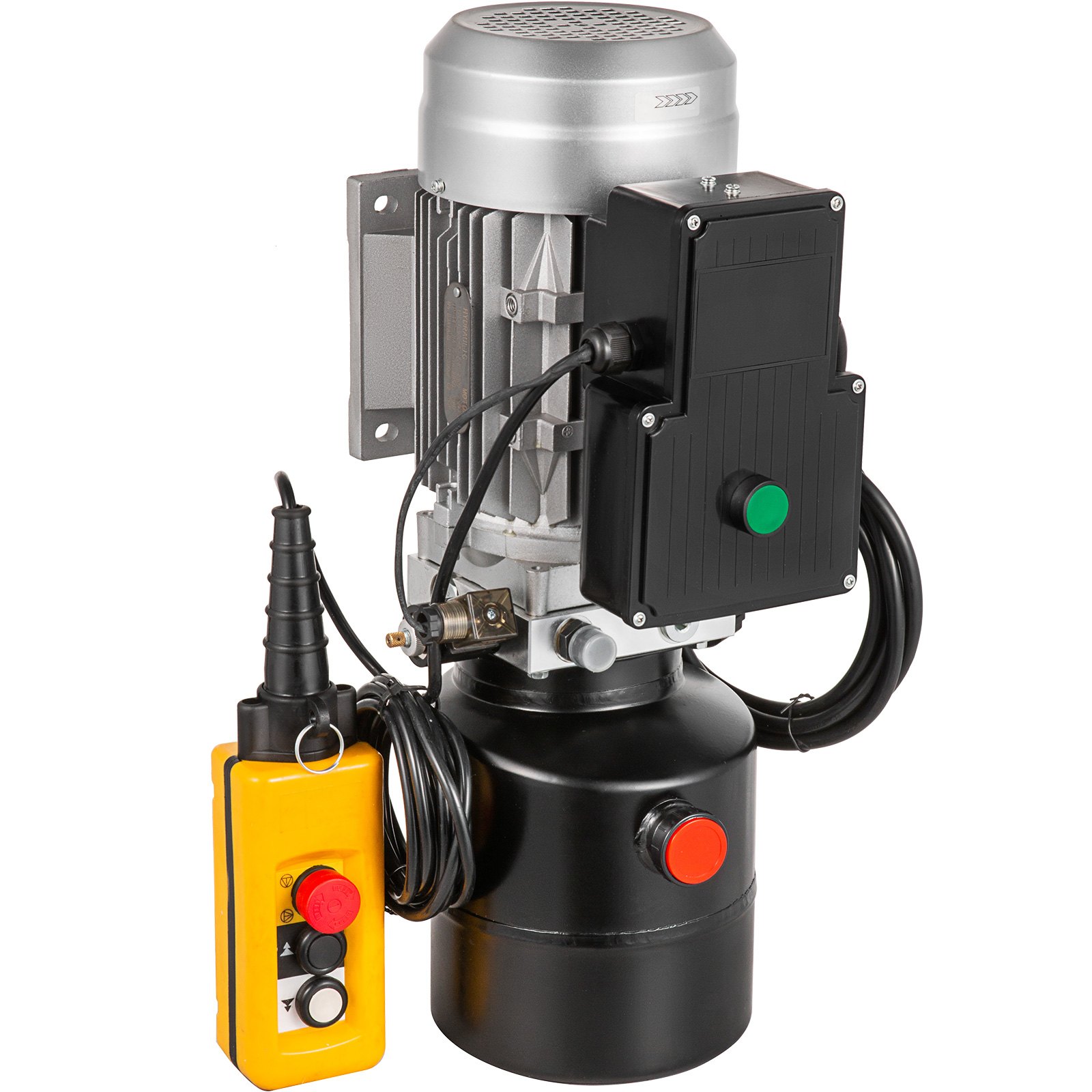 Vevor Cilindro Idraulico Elettrico Semplice Effetto 230v Serbatoio In Acciaio 4l