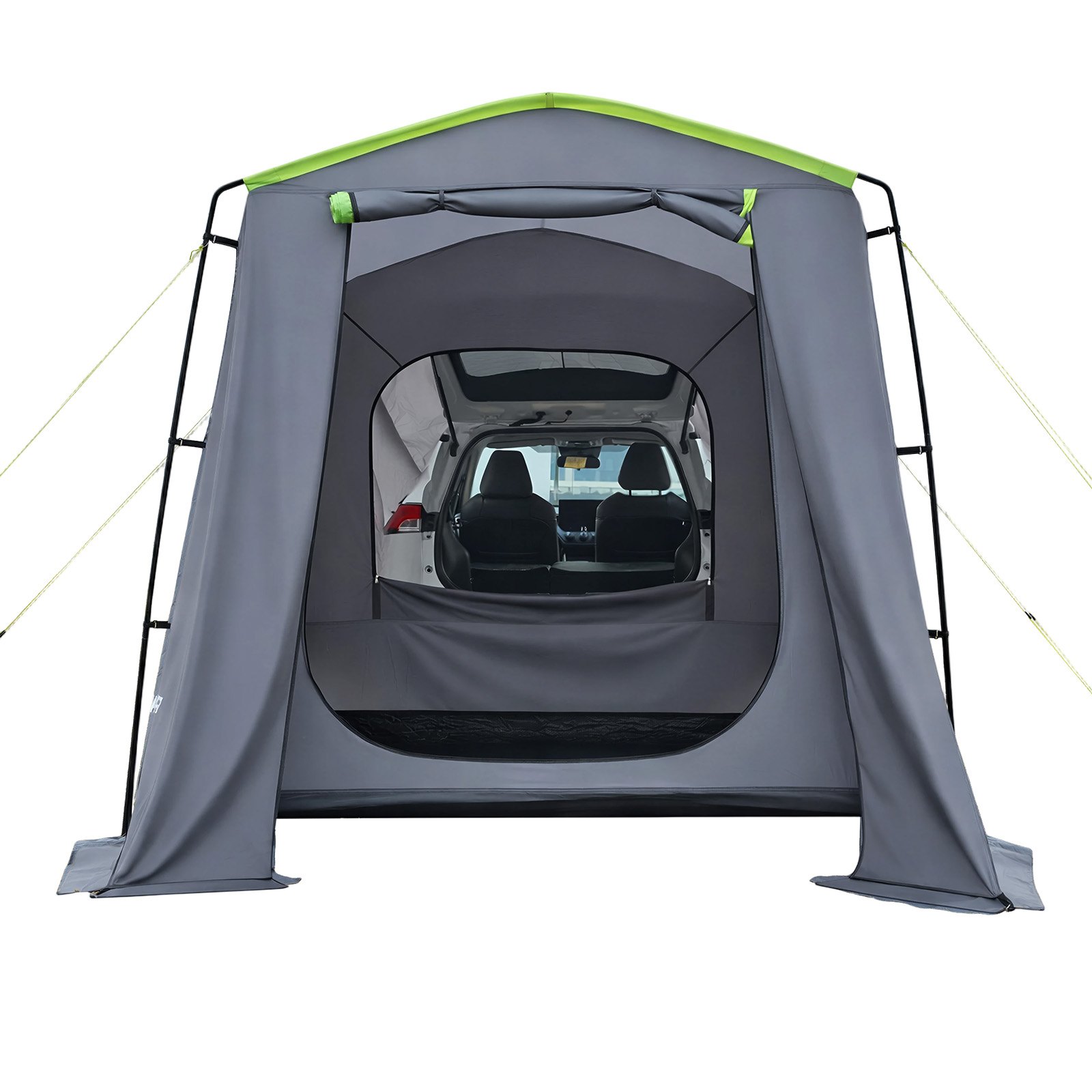 VEVOR Tenda Posteriore per Auto Tenda da Portellone Posteriore da Auto SUV 3,23x2,44 m Impermeabile PU 3000mm, Tendone da Veicoli per Campeggio Viaggio Capienza ca. 5-9 Persone