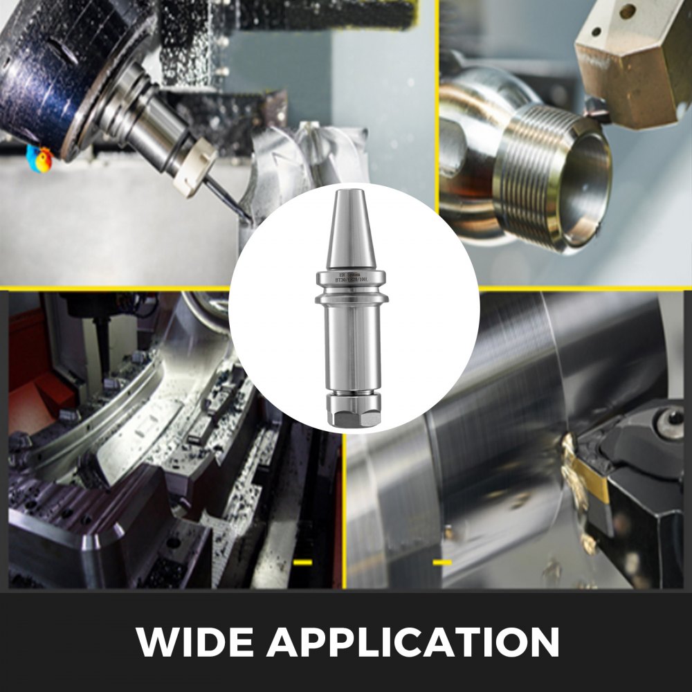 Mandrino Portapinze Tornio Fresatrice Con Porta Pinze Chiave Bt30 Er20 100mm