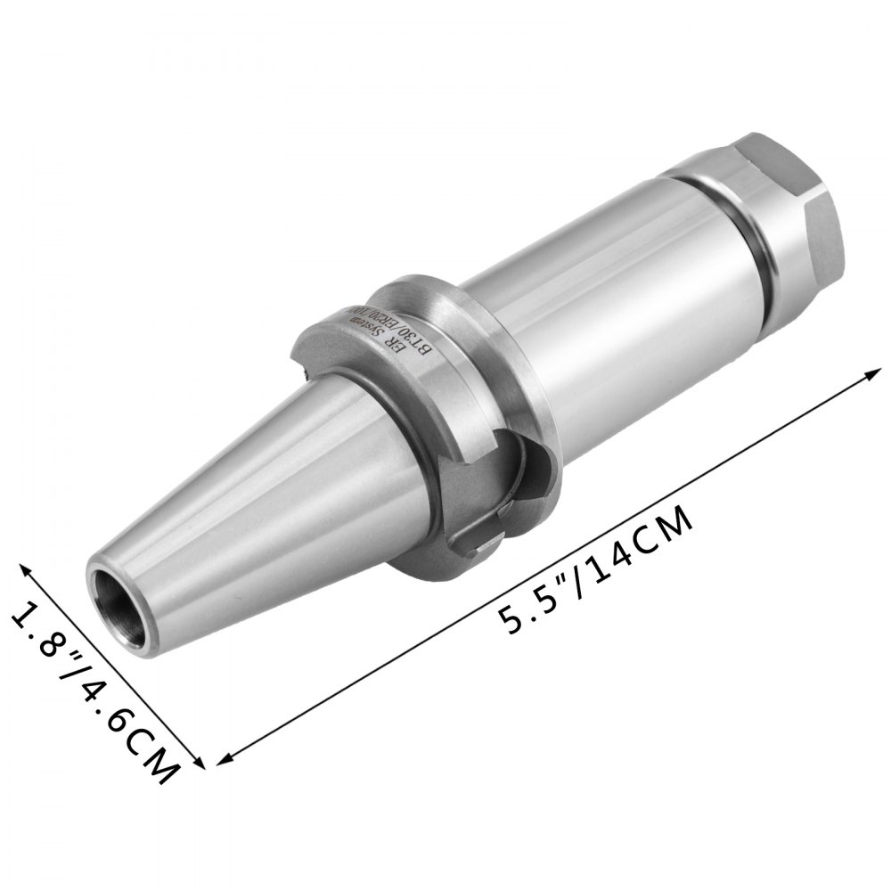 Mandrino Portapinze Tornio Fresatrice Con Porta Pinze Chiave Bt30 Er20 100mm