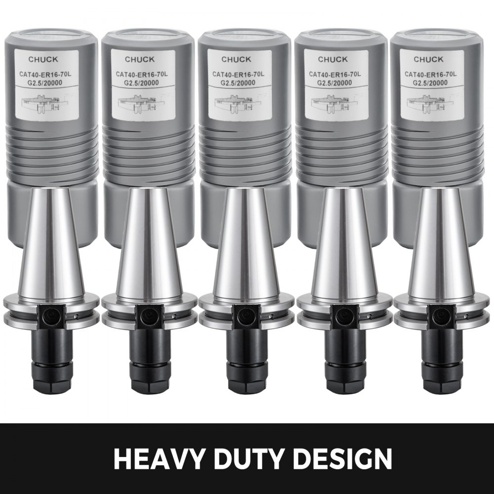 5 Pezzi Mandrino Porta Pinze Cat40 Er16 Pinze Del Calibro Pinze A Molla Cnc