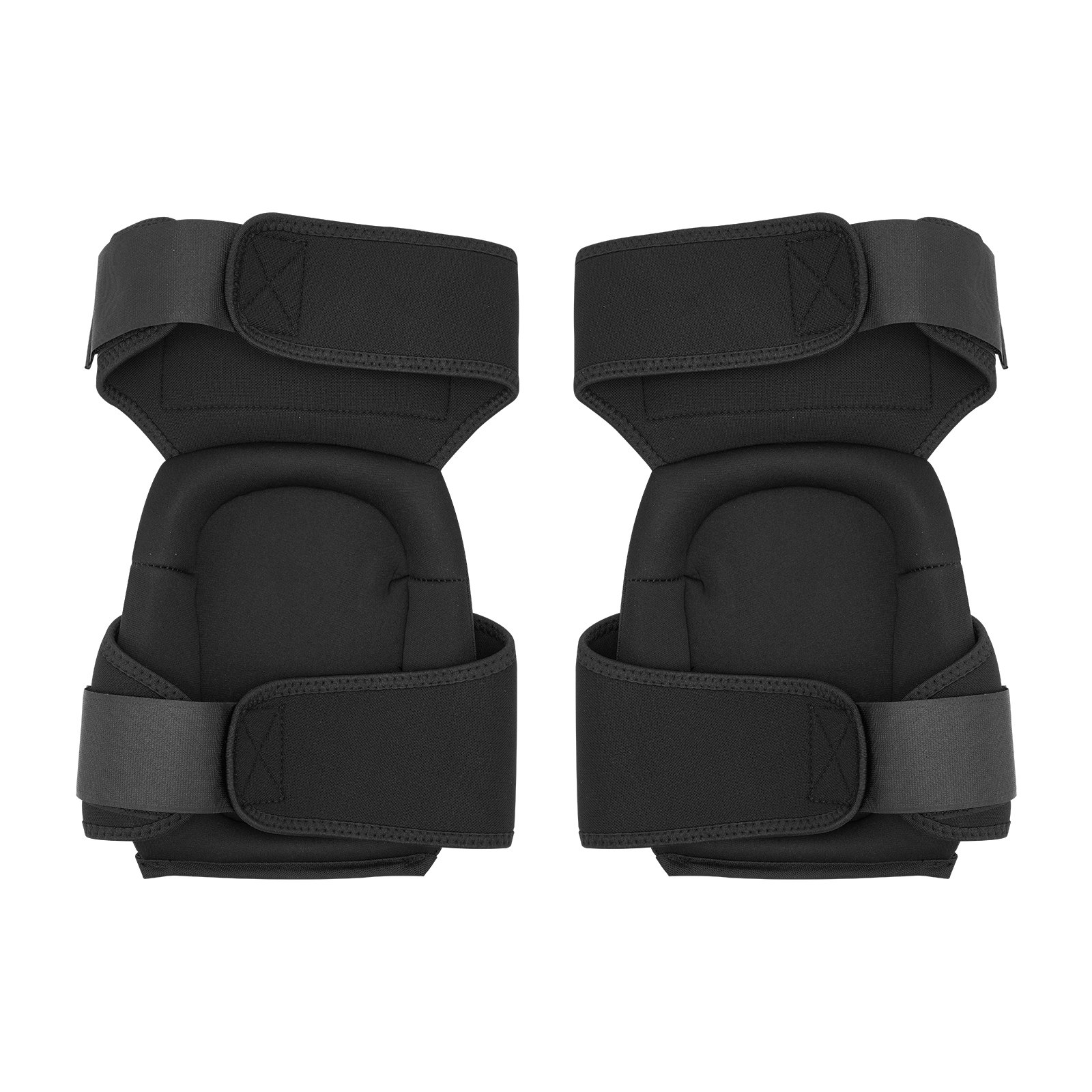 VEVOR Knee Pads 30x20x7cm, Extended Knee Protectors with 2 Extension Straps, Foam Gel Tile Layer Knee Protection for Gardening, Flooring, Roofing and Cleaning, Yellow and Black