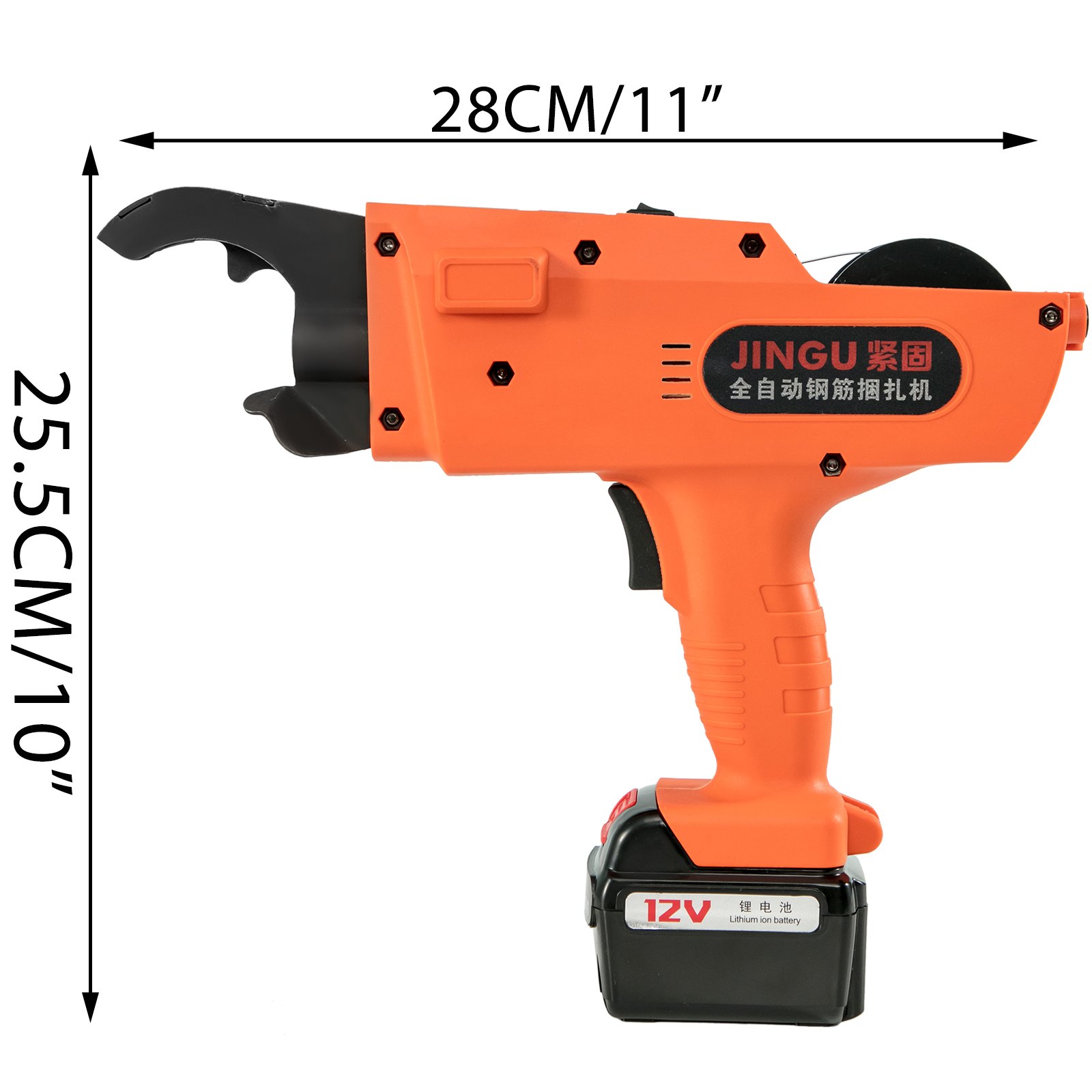Macchina Legatrice 30mm-60mm Rebar Tying Machine 13200mAh Legatrice Automatica per Ferro Ricaricabile a Mano