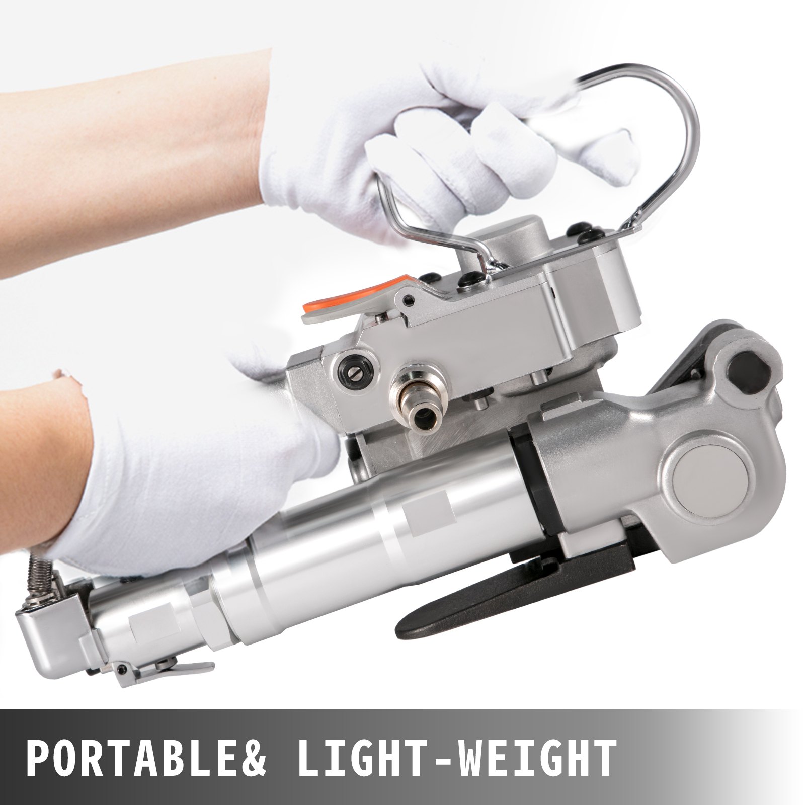 VEVOR Reggiatrice Pneumatica 0,75-0,98 Pollici Kit Imballaggio per Reggette