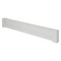 VEVOR Baseboard Heater Covers, Basic Series 1211 mm Standard Electric Heating Unit Front Cover for Home Improvement, Heavy-duty Steel, Easy Installation for Bedroom Replacing Old Cover, White
