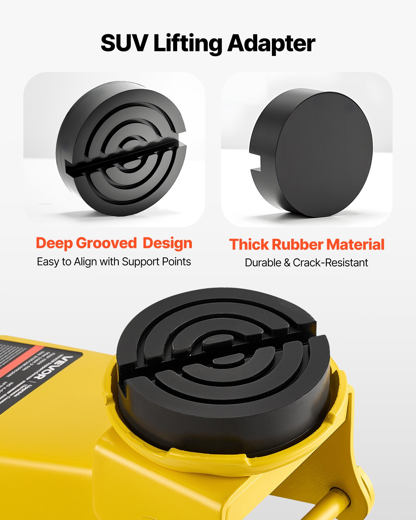 VEVOR Cric Idraulico a Carrello 3 Tonnellate a Basso Profilo, Cric Idraulico da Pavimento in Acciaio, a Pistone Singolo con Pedale, Altezza di Sollevamento 130-500 mm, Multiuso per Berline, Auto e SUV