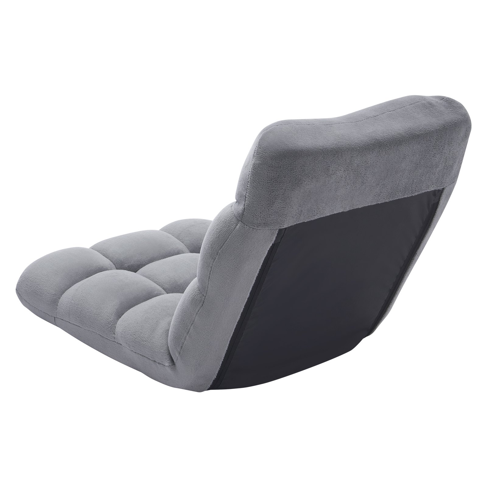 VEVOR Floor Chair Sofa Chair made of recycled foam with 14 adjustable positions, multifunctional floor armchair with backrest, ideal for sleeping and reading, lounge chair for the living room, gray