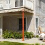 VEVOR basement jack, height range from 137 to 381 cm, max. 5080.23 kg, adjustable support beam, leveling post, lifting support, telescopic steel jack for temporary support