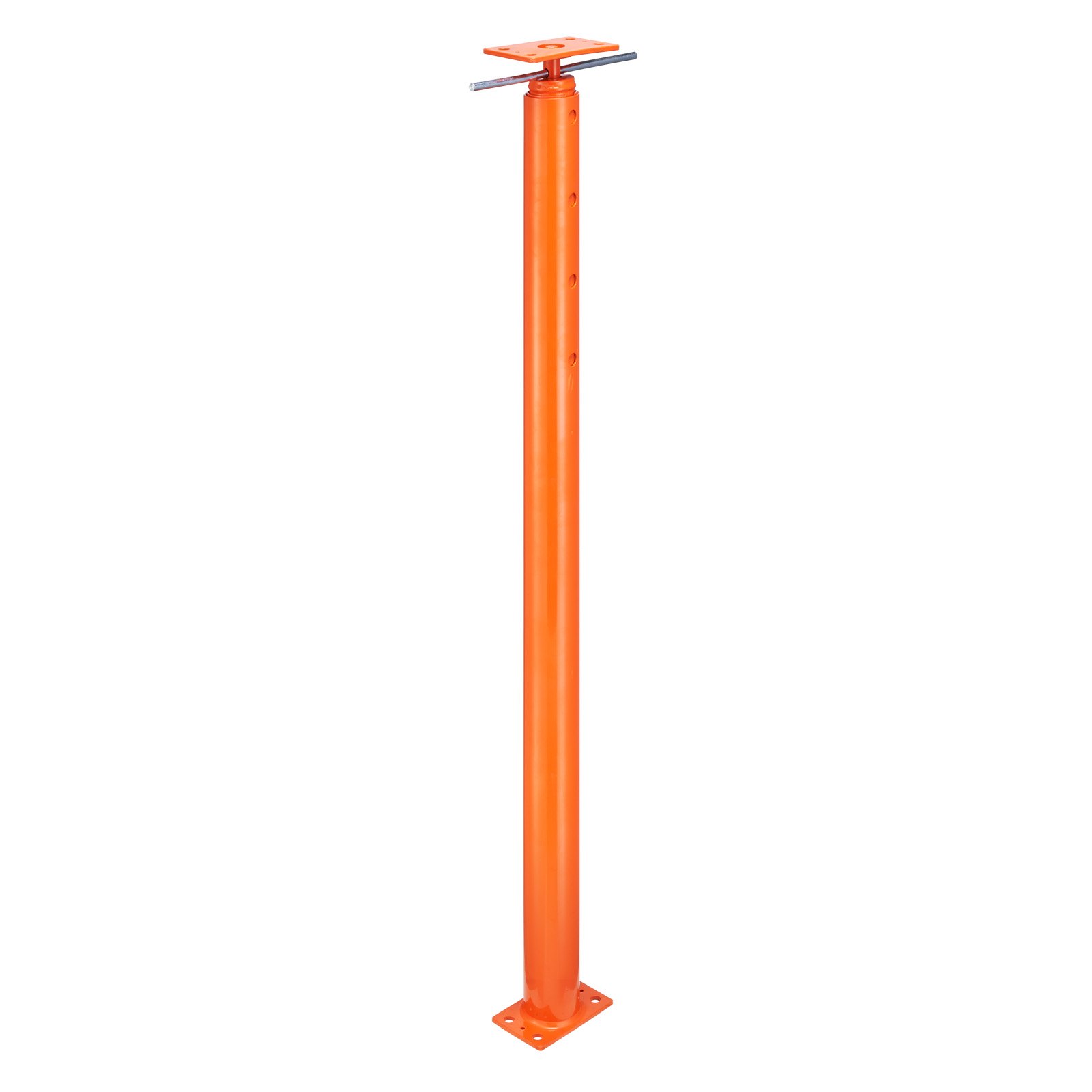VEVOR Martinetto da Pavimento Altezza 137,16-381 cm, Martinetto da Pavimento per Seminterrato Regolabile per Livellamento, Portata ca. 5080,23kg, Palo di Supporto Sollevamento Telescopico in Acciaio