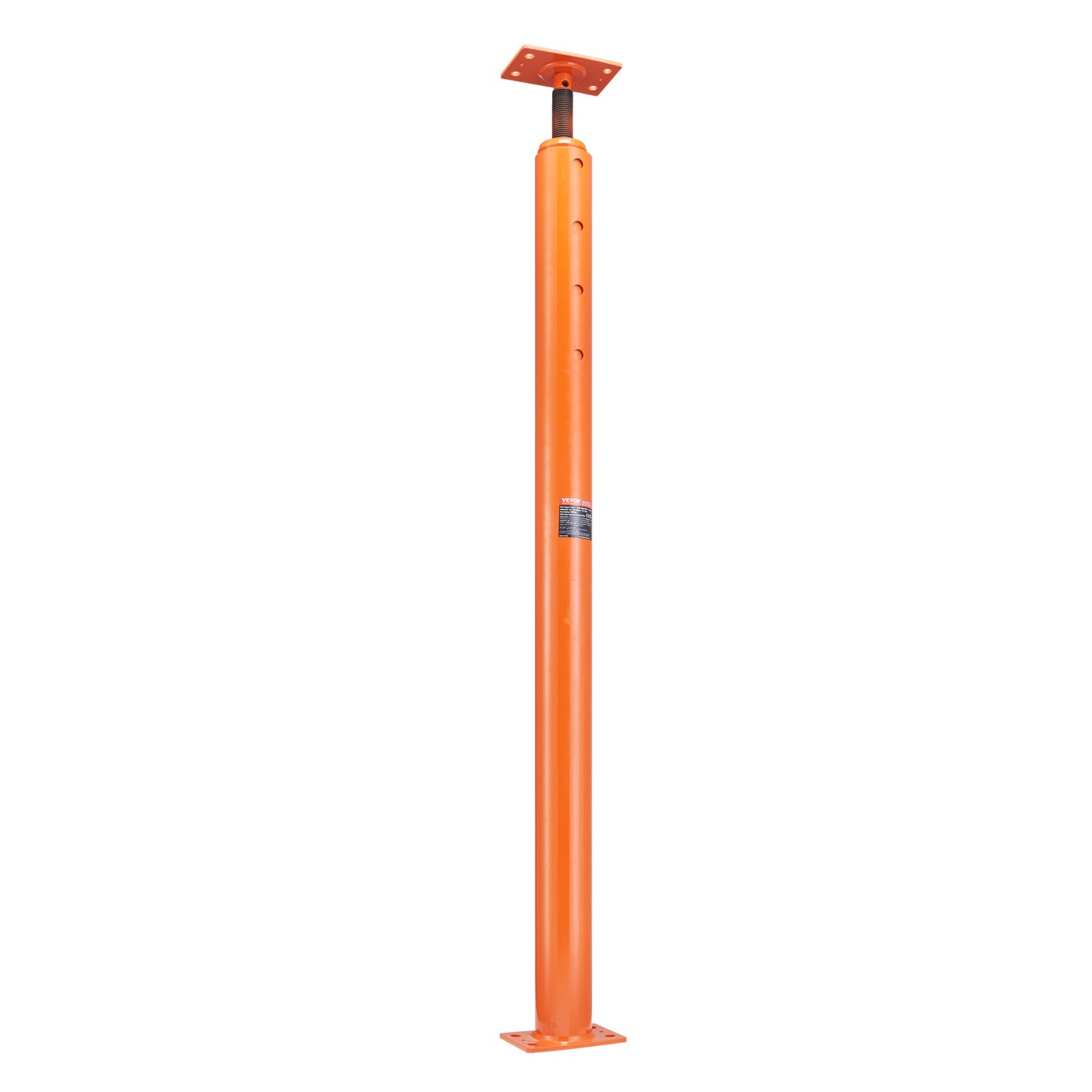 VEVOR Martinetto da Pavimento Altezza 137,16-381 cm, Martinetto da Pavimento per Seminterrato Regolabile per Livellamento, Portata ca. 5080,23kg, Palo di Supporto Sollevamento Telescopico in Acciaio