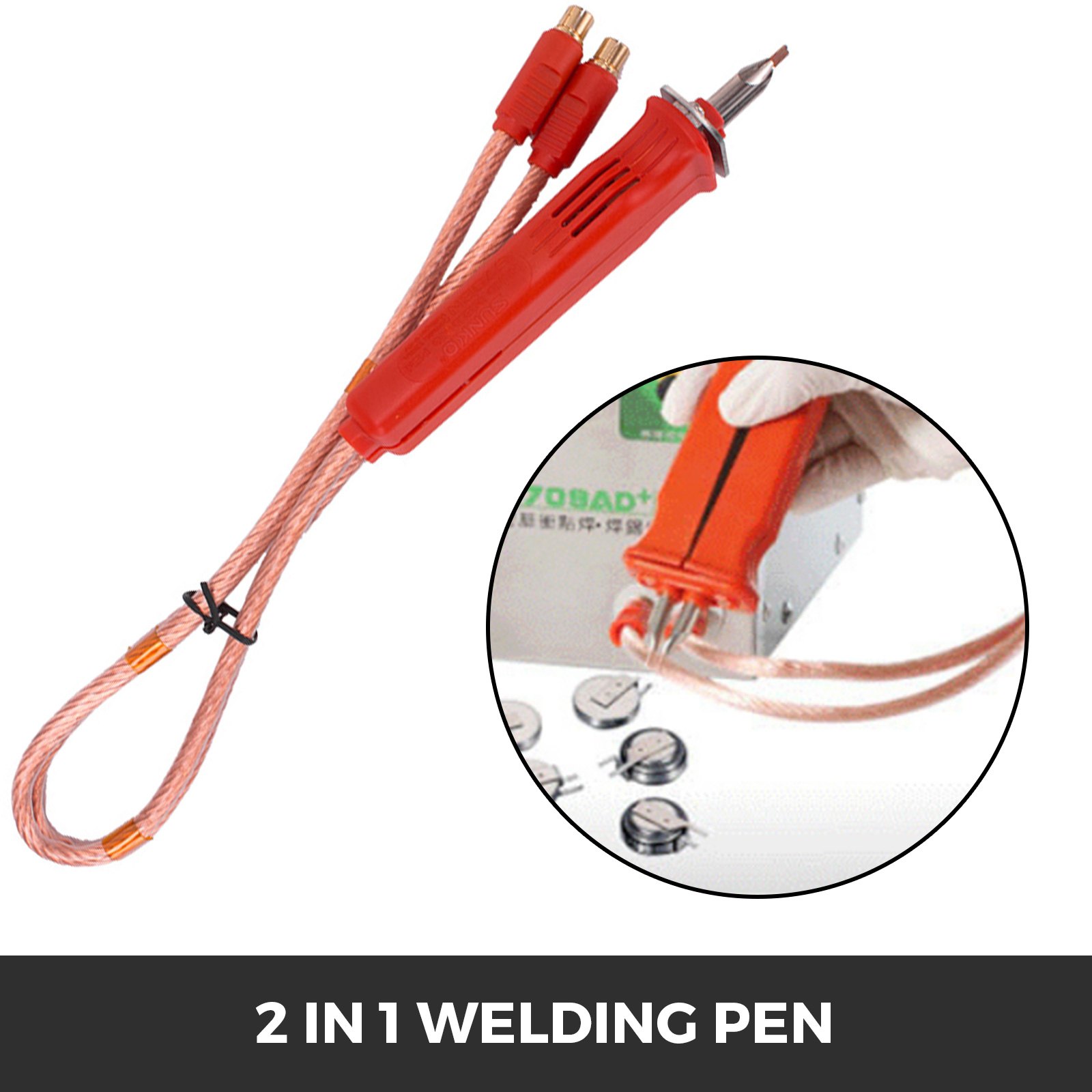 Sunkko 709ad + Saldatore A Impulsi 3.2kw Per Batteria 18650 80v + Accessorio