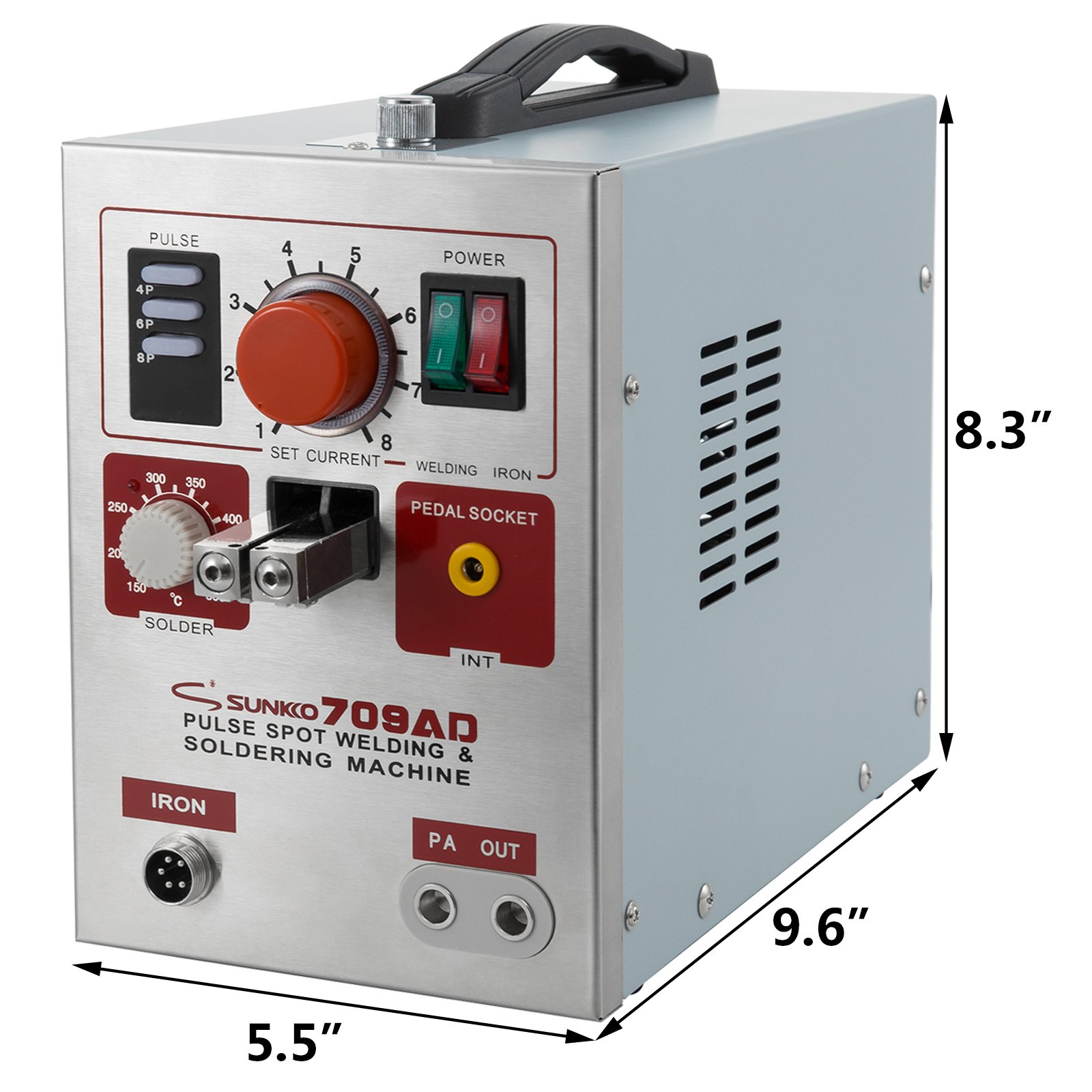 Saldatore Puntatrice Saldatrice A Punti Batterie 3.2kw 800a Impulso Spot Welder