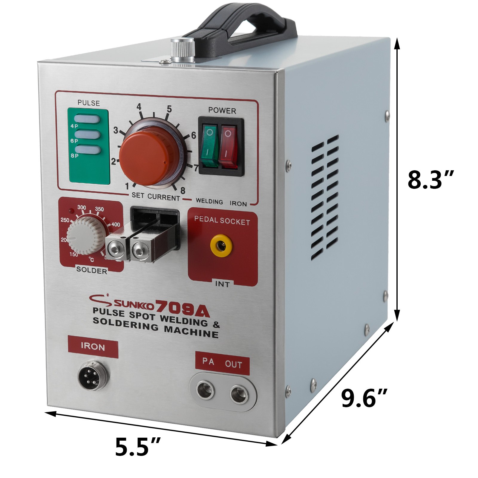 Saldatrice A Punti Penna Batteria Spot Welder 1.9kw 800a Puntatrice Saldatura