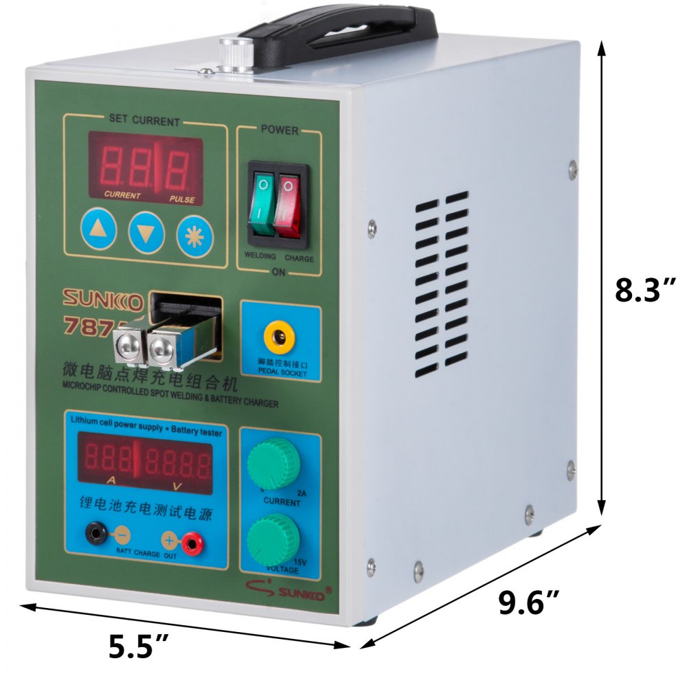 Saldatrice A Penna 787a+ Spot Welder Saldatore Ad Impulso Per Batterie 1.5kw