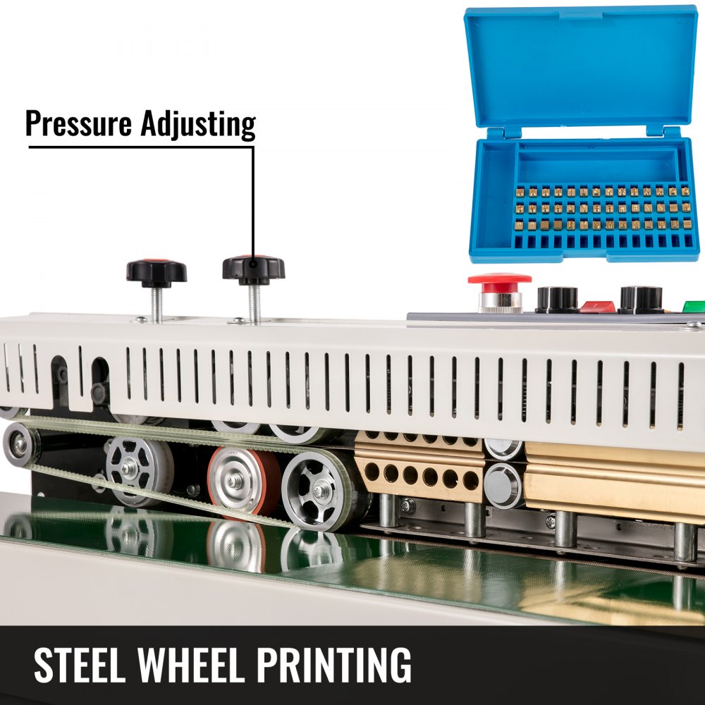 Vevor Fr1000 Orizzontale Nastro Continuo Sealer 600w Elettrica Sealing Macchina