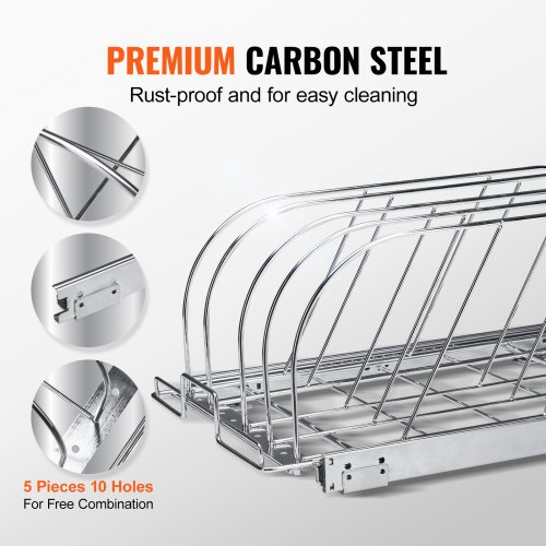 1 pezzo Organizer per pentole e padelle, organizzatore da cucina