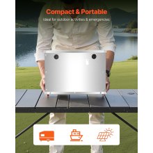 VEVOR Scatola per Batteria Gruppo 24/31, Cassetta per Batteria Auto Barche in Lega di Alluminio, Custodia per Batteria da Barca con Serratura Custodia Portabatterie per Auto, Barche, Camper, Camion
