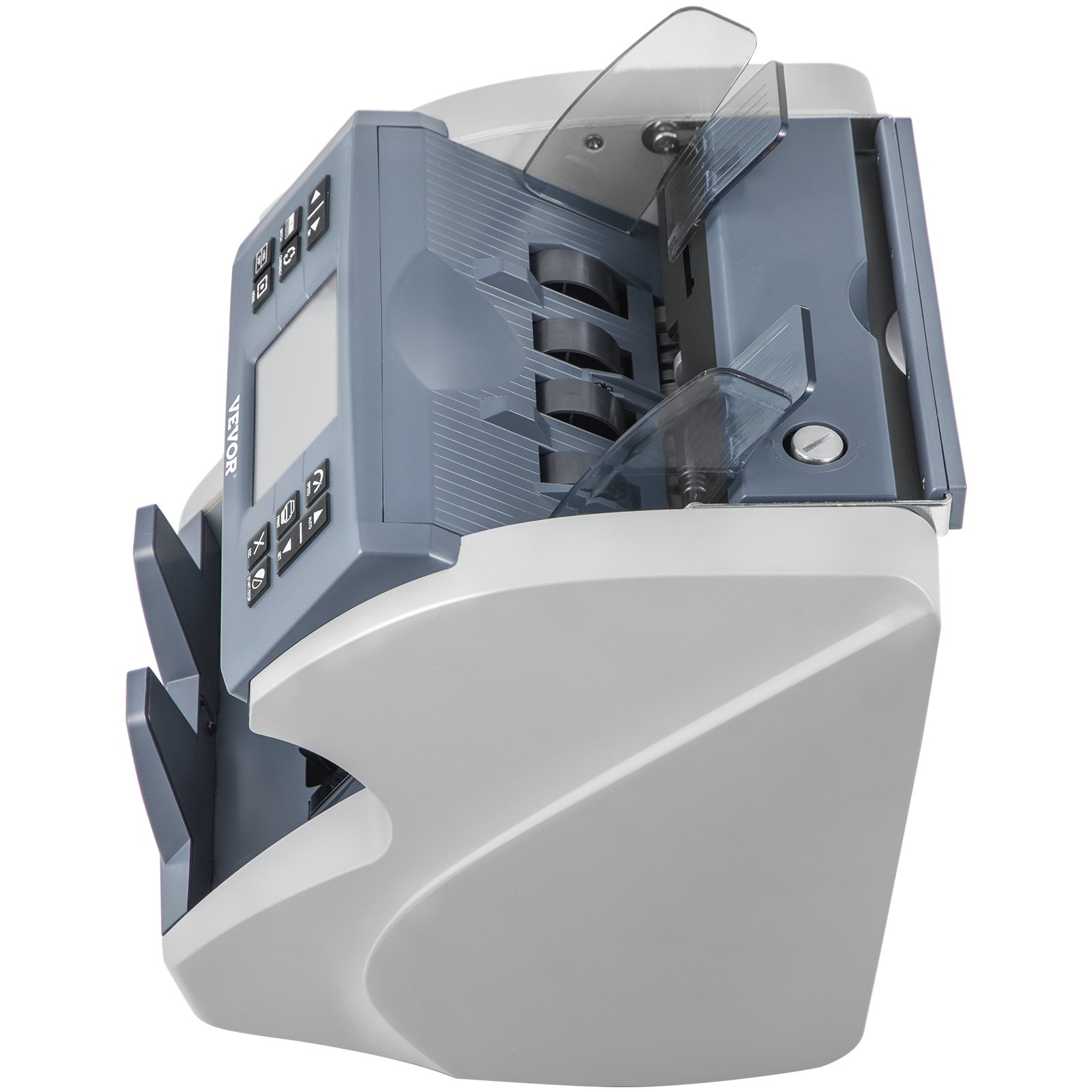 VEVOR Macchina Conta Banconote >800 Pezzi / Min, Conta Banconote Misti ≤50 W,  Macchinetta Conta Banconote che Identifica Banconote False,  Conta soldi Banconote 8 modalità CNT, SDC, MDC, SN ecc.
