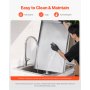 VEVOR Piastra Superiore Piatta in Acciaio Carbonio Universale Padella 910x525 mm