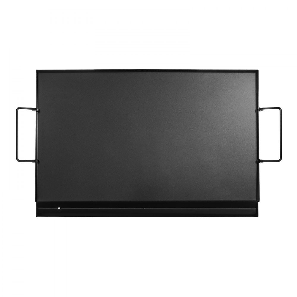 VEVOR Piastra in Acciaio Carbonio, Piastra Rettangolare Universale da 606x360 mm, Piastra a Gas, Pentole da Fornello Portatili per Famiglie con Manico, per Campeggio Festa Eventi da Esterno