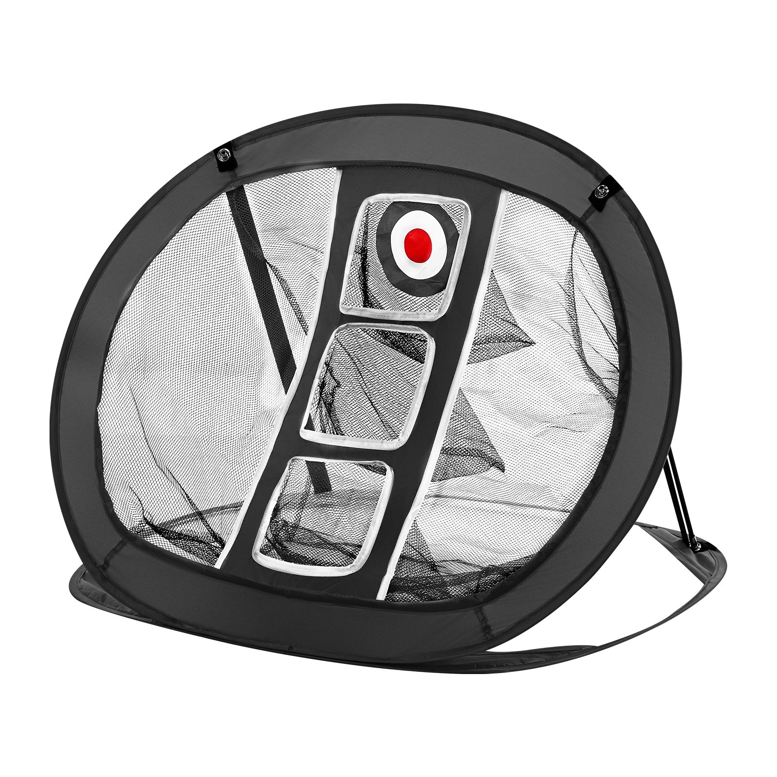 VEVOR Rete per Allenamento da Golf, Rete da Golf Pop Up, Rete da Golf Portatile per Interni Esterni, con Bersaglio Borsa per Trasporto, per Allenamento Cortile, Regalo per appassionati del Golf, Nero