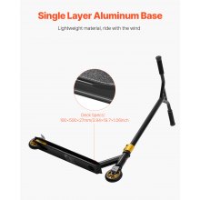 VEVOR Monopattino Completo per Acrobazie Ruote 100 mm Ponte in Alluminio Leggero
