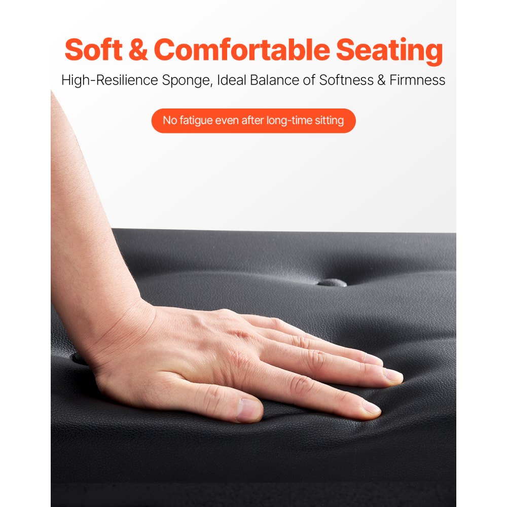 VEVOR Panca per Pianoforte 750 x 355 x 490 mm Sgabello per Libreria per Pianoforte in Legno a Due Tasti con Cuscino Imbottito ad Alta Densità, Scomparto Portaoggetti per Libri di Musica, per Toeletta