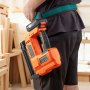 VEVOR 2-in-1 Cordless Brad Nailer, 18 Gauge, 20V Battery Powered Nail Gun and Staple Gun, with 500 pcs Nails, 500 pcs Staples, 2 x 2.0 Ah Li-ion Batteries, Charger, for Home Improvement, Woodworking