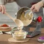 VEVOR mulino per cereali Macina Spezie Cereali Alimenti Secchi Capienza max da 1000g in Acciaio Inox Tipo Oscillante con Schermo di Controllo