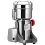 VEVOR mulino per cereali Macina Spezie Cereali Alimenti Secchi Capienza max da 1000g in Acciaio Inox Tipo Oscillante con Schermo di Controllo