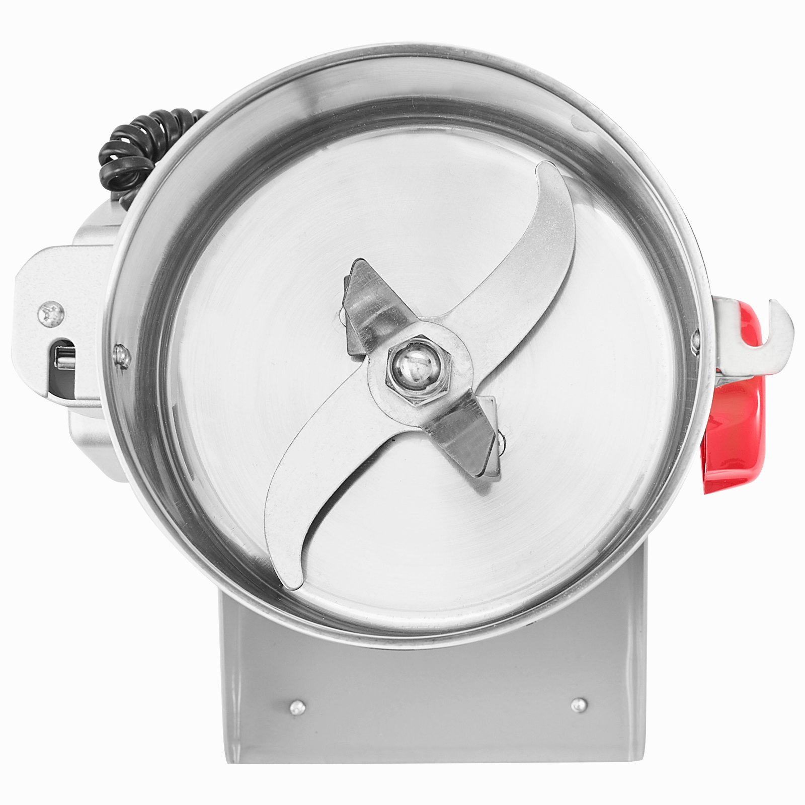 VEVOR 500g Mulino Elettrico per Cereali, Macina Spezie Commerciale Alta Velocità 2000 W, Macchina Polverizzazione in Acciaio Inox, per Cereali Secchi, Spezie, Caffè, Mais, Pepe, Tipo Oscillante