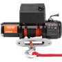 VEVOR Electric Winch for Truck 2721.6 kg Synthetic Rope Waterproof Remote Control