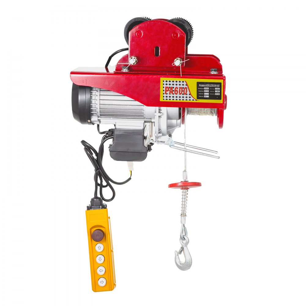 Gru Elettrica Resistente Del Cavo Metallico Con Carrello 600kg Paranco Elettrico 220v