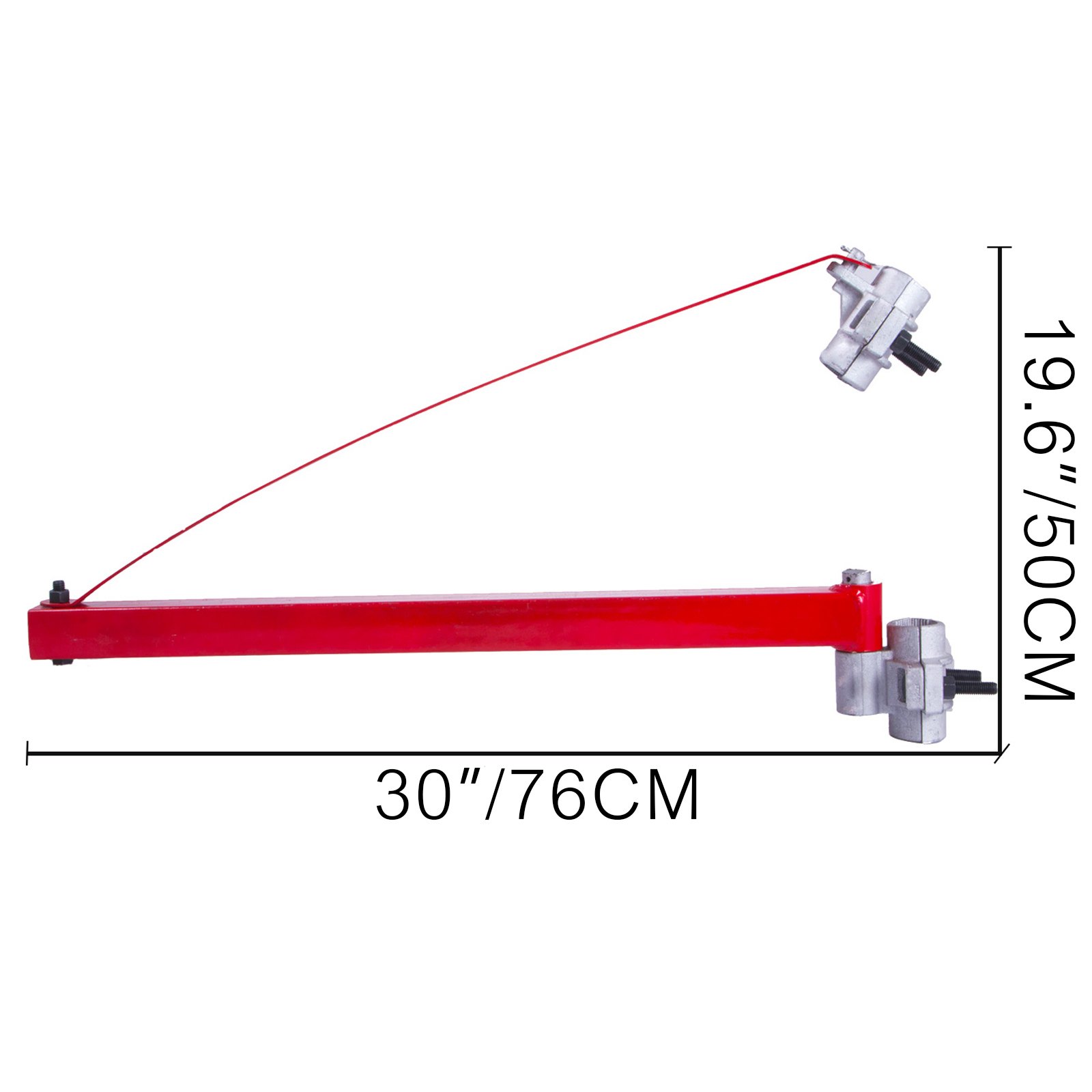 Braccio Braccetto Bandiera Girevole Per Paranco 75cm 600kg