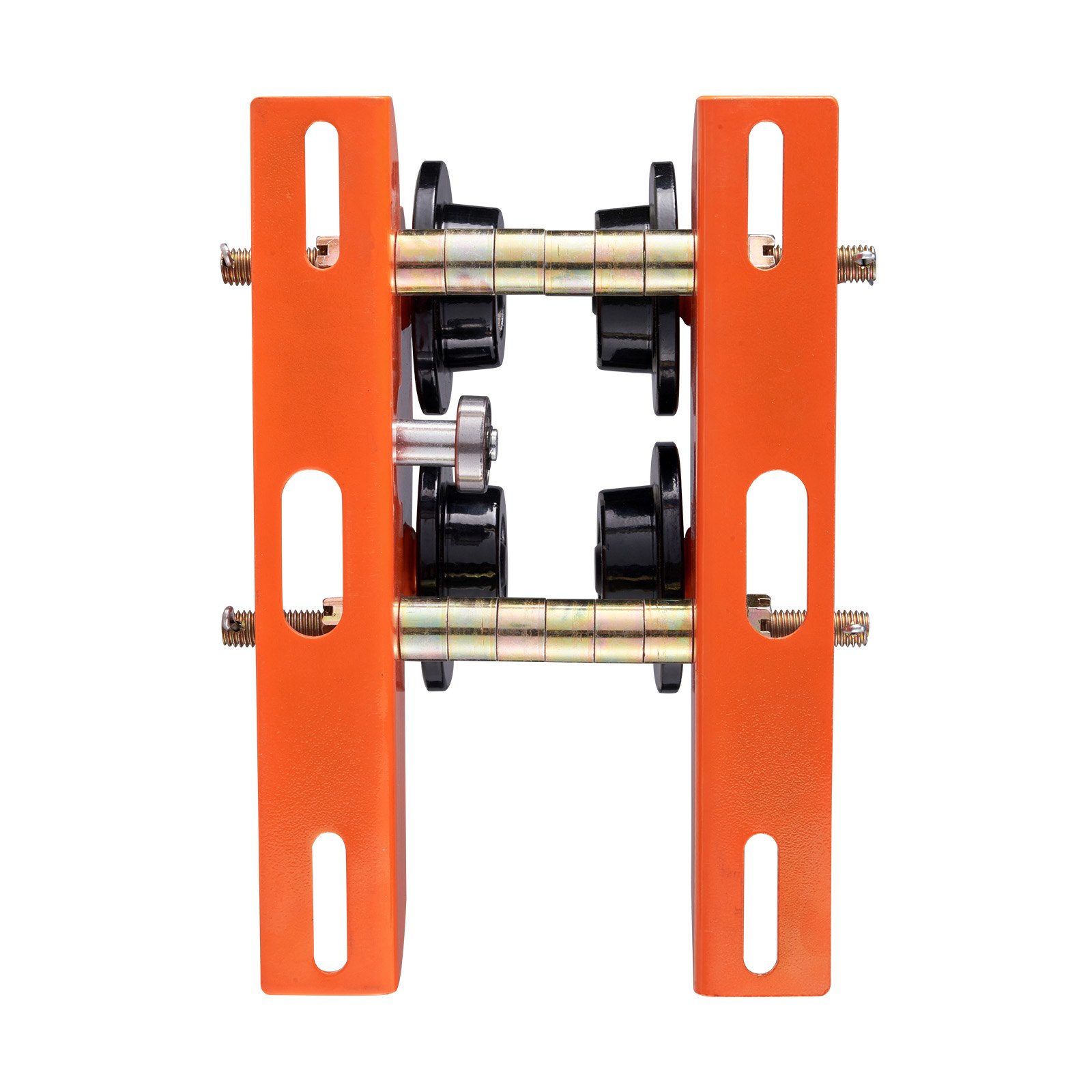 VEVOR trolley, 0.5 ton lifting capacity, overhead crane, 60-120mm adjustable width, crane dimensions: 268x227x108mm, trolley, double wheel design, manual trolley for I- and H-beams, overhead crane, loading crane