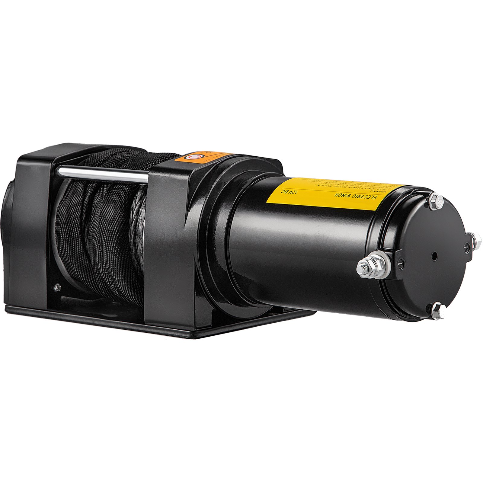 VEVOR Paranchi Argano elettrico Verricello Elettrico con Telecomando Cavo Sintetico 12v 4500 lb / 2040 Kg