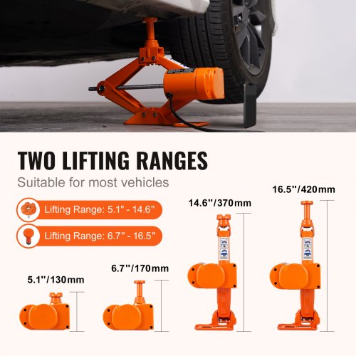 ROGTZ Cric per auto elettrica Kit di sollevamento a forbice per veicoli 2 tonnellate Quick Floor Jack Stand Strumento di riparazione cambio pneumatici ROGTZ Cric per auto elettrica Kit di sollevamento a forbice per veicoli 2 tonnellate Quick Floor Jack Stand Strumento di riparazione cambio pneumatici