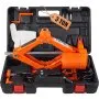 VEVOR Kit di Attrezzi per Martinetto Elettrico a Forbice per Riparazione dell'Auto Veicolo Carico Massimo 3 Tonnellate CC 12V 15A, Cassetta di Attrezzi per Martinetto Elettric Forbice Controllo Remoto