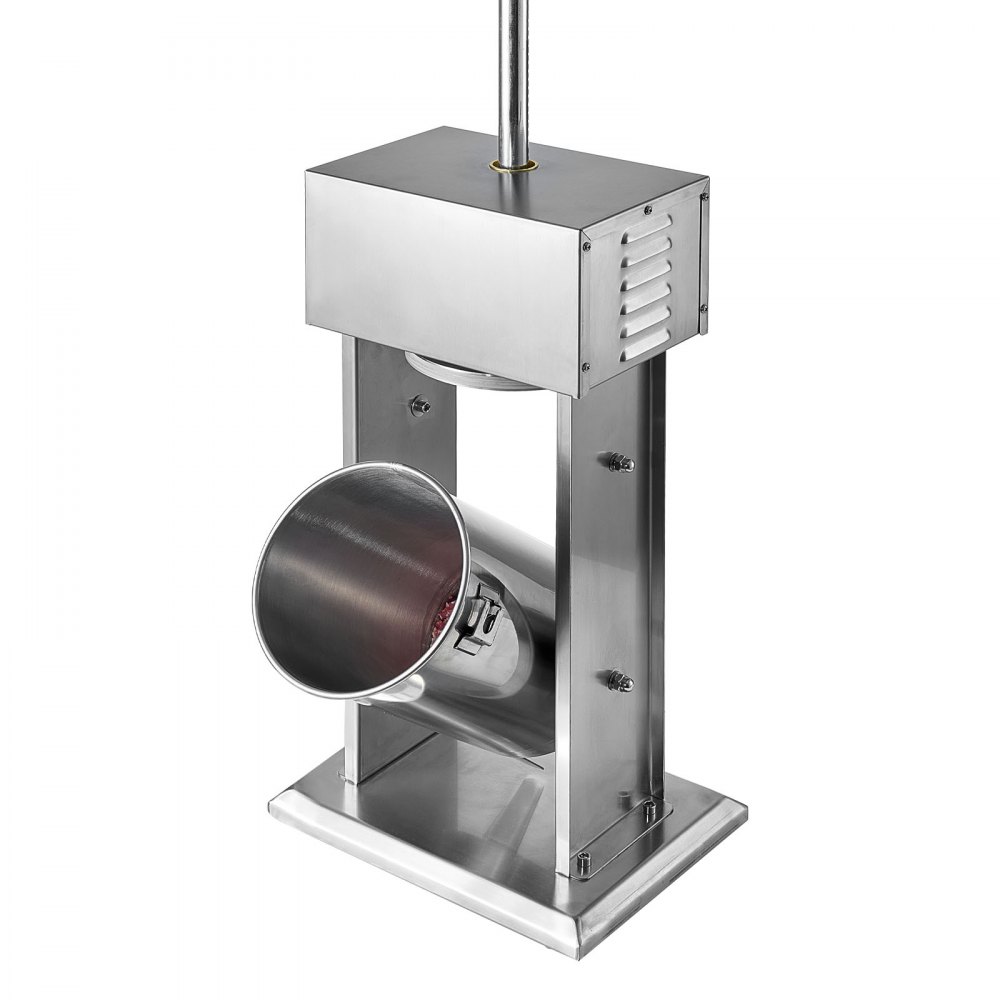 VEVOR Electric Sausage Stuffer, 25 LBS / 12 L Vertical Meat Stuffer, Stepless Speed Control and Foot Pedal, Stainless Steel Heavy Duty Sausage Filler with 4 Stuffing Tubes, for Commercial & Home Use
