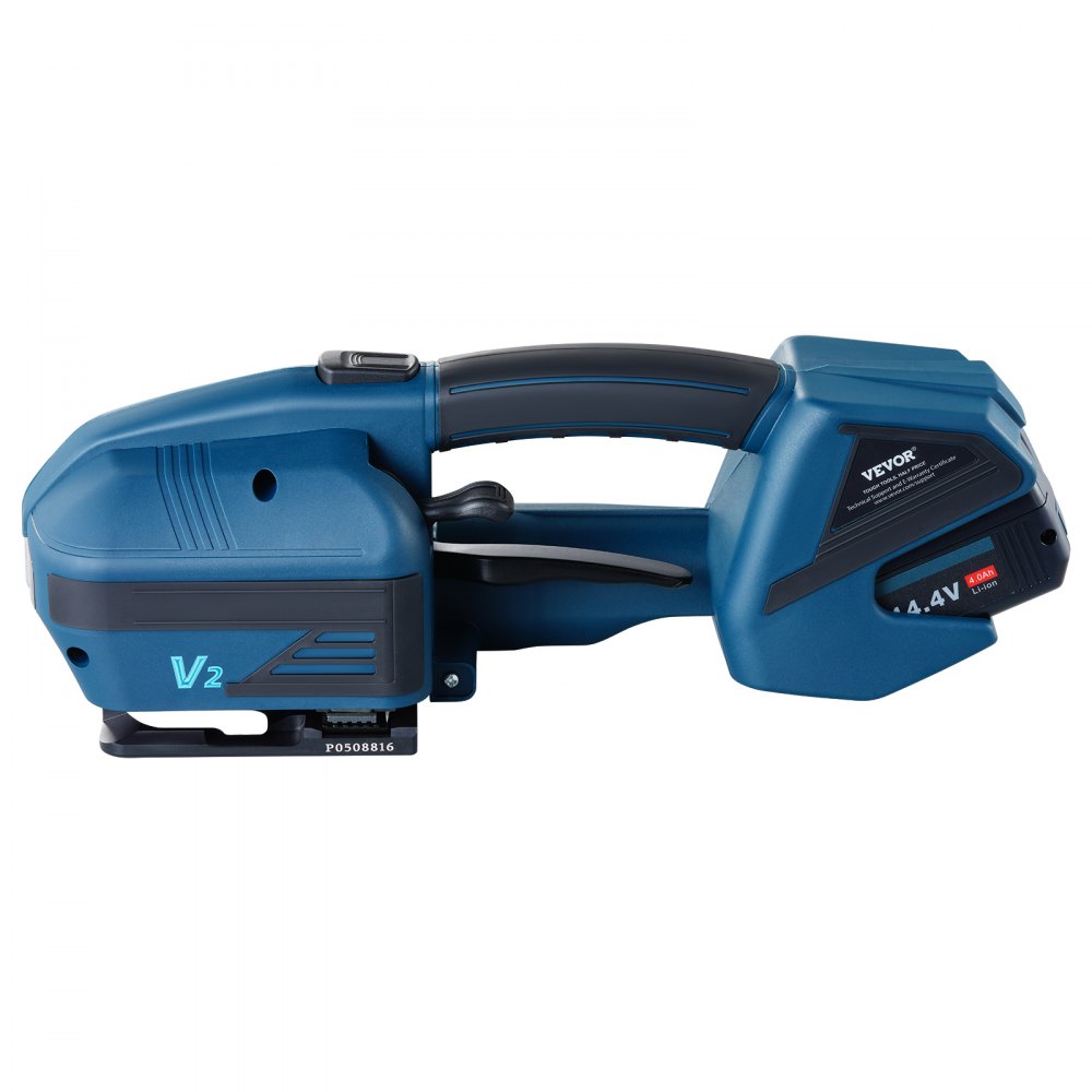 VEVOR Reggiatrice Elettrica 0,89-1,6 cm Tendireggia Elettrica per Reggette PP PET, con Schermo Digitale, 2 x 4000 mAh Reggiatrice Automatica Alimentata a Batteria per Pallet di Scatole da Imballaggio