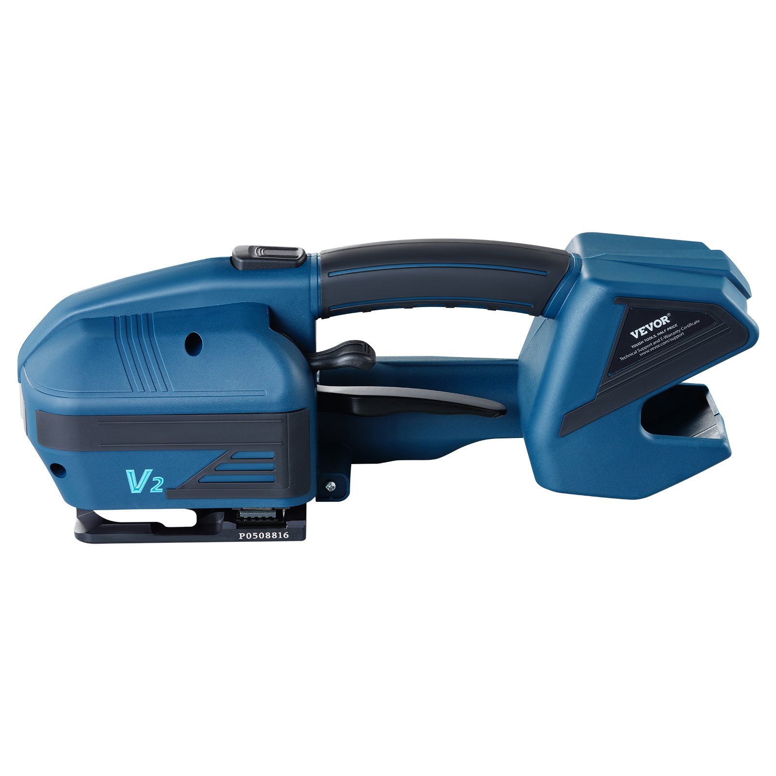 VEVOR Reggiatrice Elettrica 0,89-1,6 cm Tendireggia Elettrica per Reggette PP PET, con Schermo Digitale, 2 x 4000 mAh Reggiatrice Automatica Alimentata a Batteria per Pallet di Scatole da Imballaggio