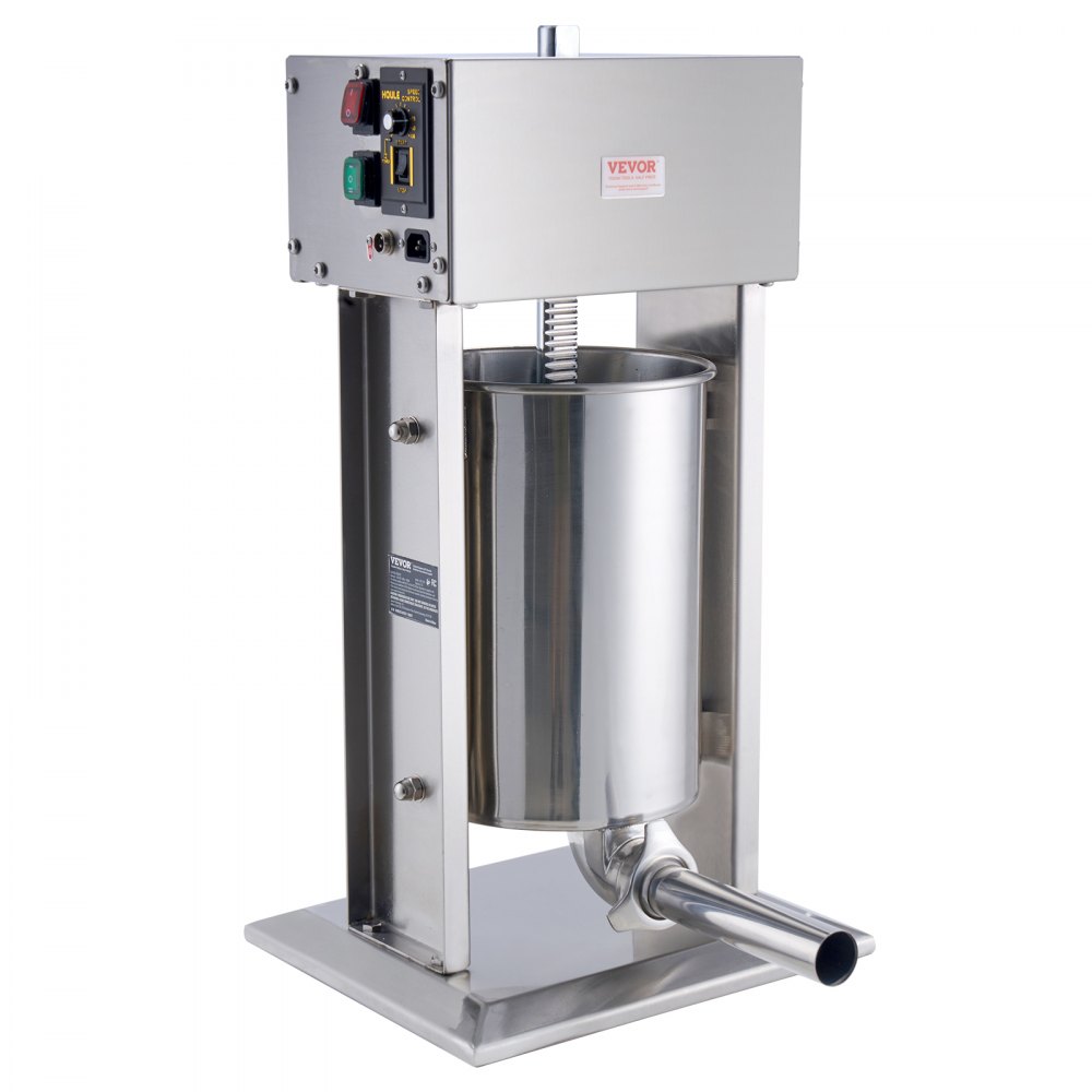 VEVOR Insaccatrice Elettrica per Salsicce, Insaccatrice Verticale 12 Litri, Motore 200 W, Controllo di Velocità, Realizzata in Acciaio Inossidabile 304 per Uso Alimentare, Uso Domestico Commerciale