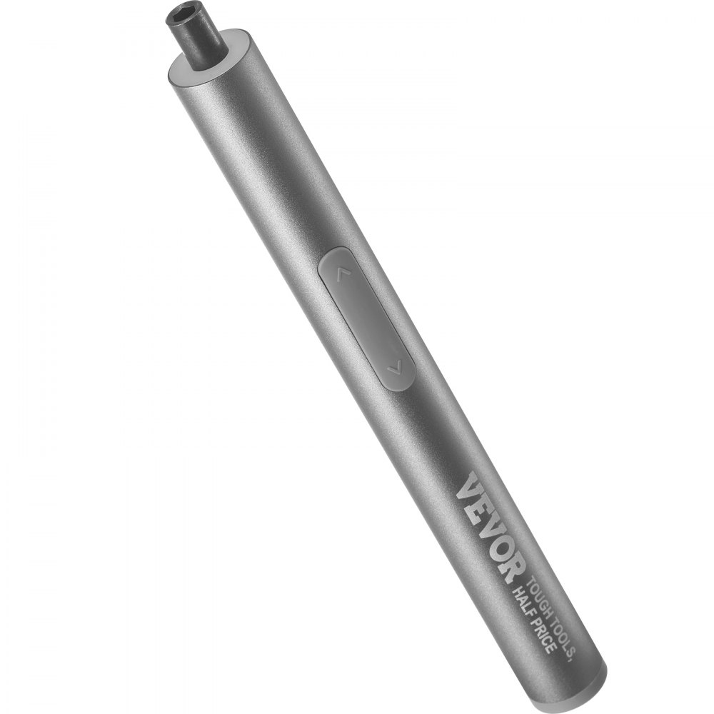 VEVOR Kit di Mini Cacciavite Elettrico 135g con 24 Punte Magnetiche Velocità a Vuoto 170 giri/min Corrente CC 3,7V, Set Cacciavite Elettrico Ricaricabile Senza Fili Coppia tra 0,3Nm-3Nm con Luce LED