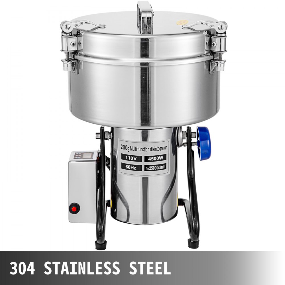 Vevor Mixer Macchina Per Macinazione Smerigliatrice Del Grano 283 X 265 X 580 Mm