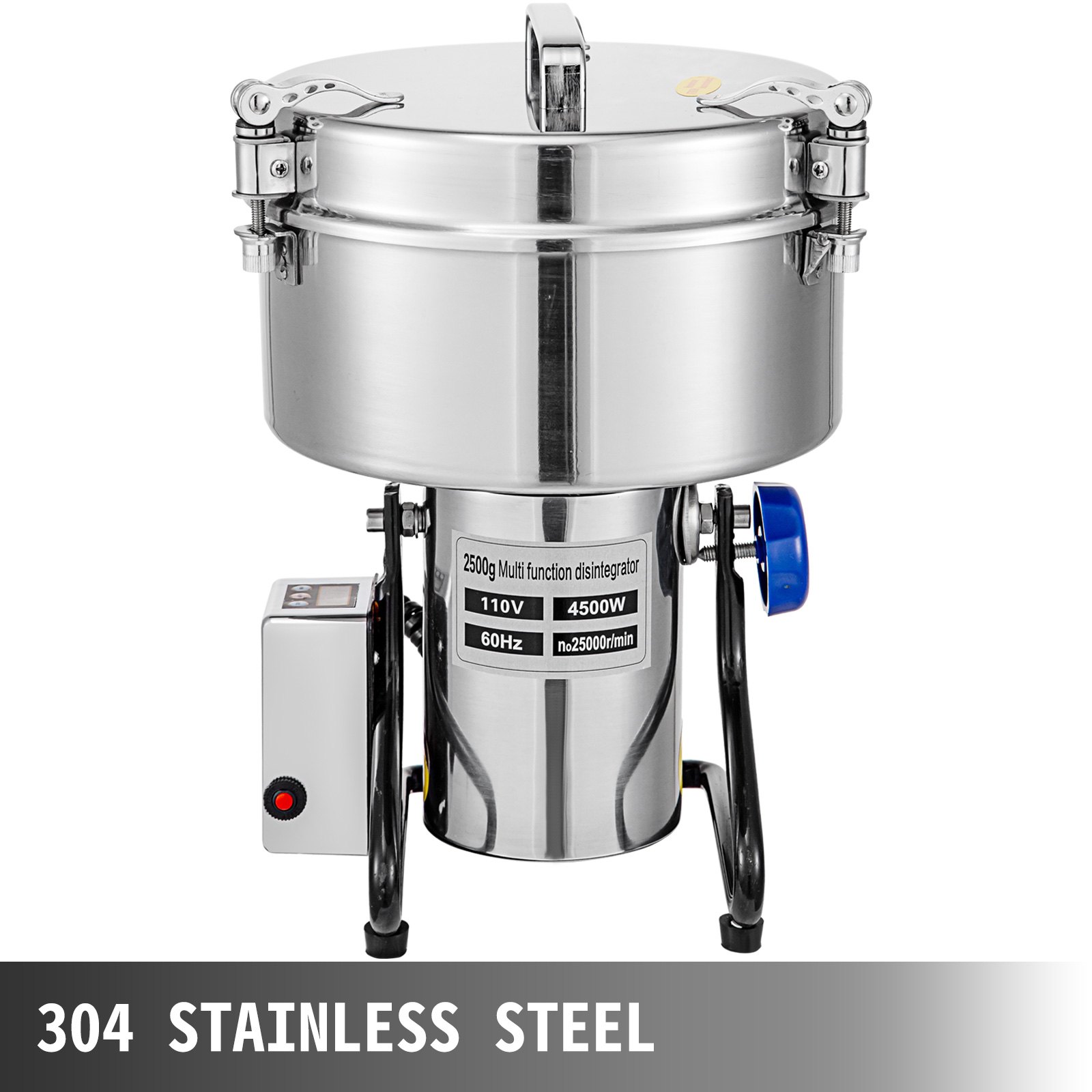 Vevor Mixer Macchina Per Macinazione Smerigliatrice Del Grano 283 X 265 X 580 Mm