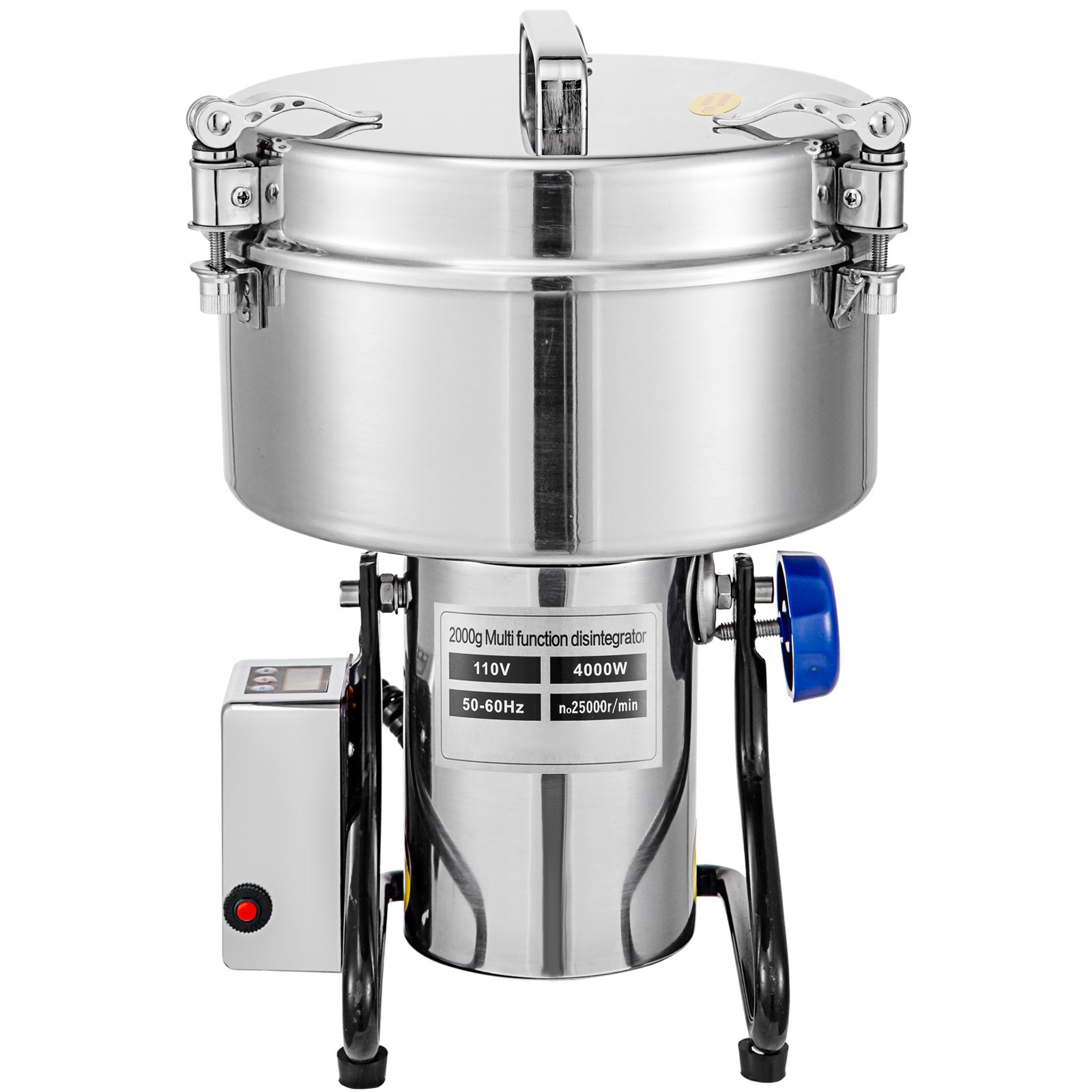 Vevor Macchina Elettrica Polvere Di Frantoio Del Mulino Macina Cereali 13,5 Kg