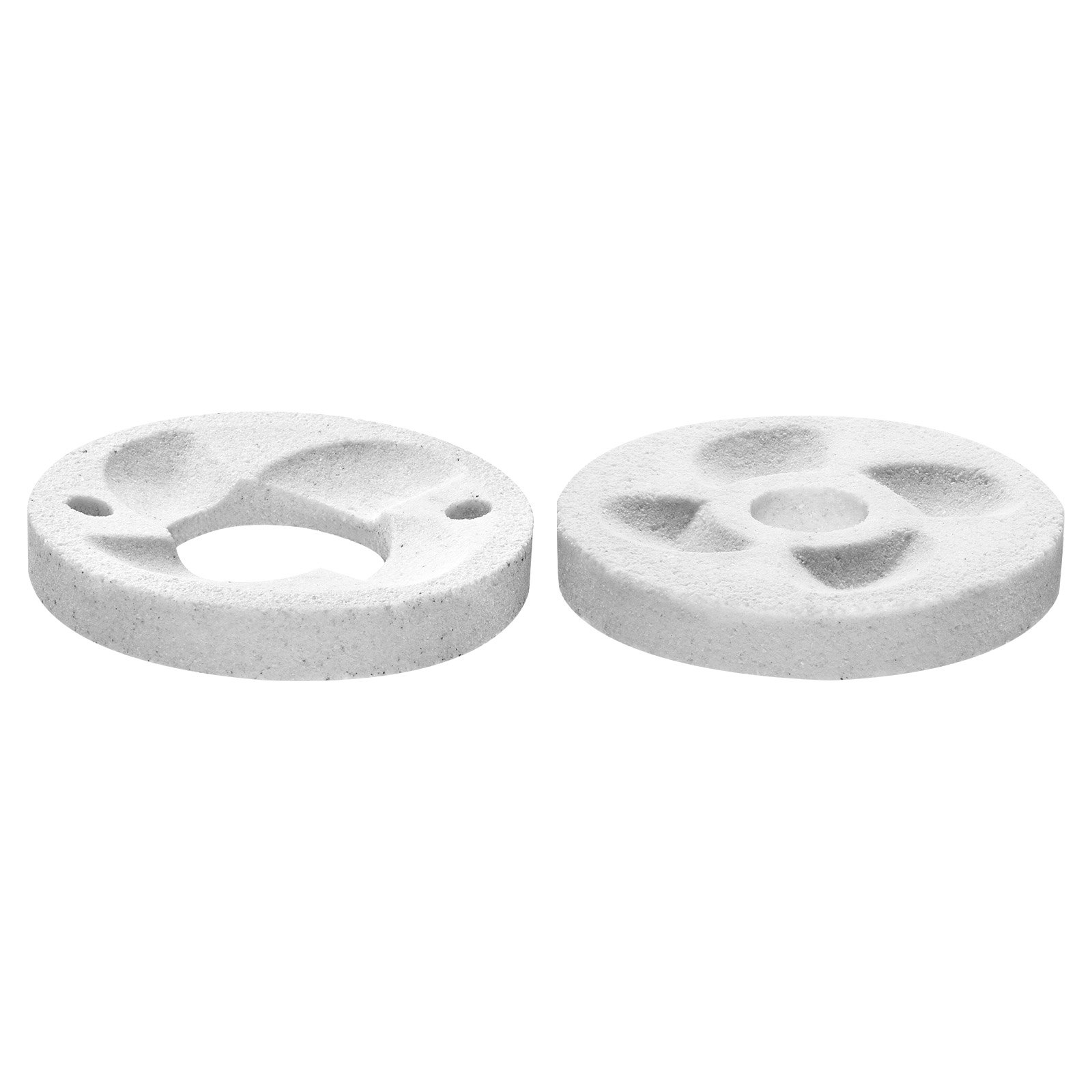 VEVOR 2PCS Grinding Sheets for Electric Grain Mill Grinder, Marble Dry & Wet Grinding Discs, Replacement Grinding Plates Compatible with VEVOR GM-002 Corn Spice Mill Grinder