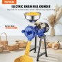VEVOR Mulino Elettrico per Cereali, Mulino per Mais con Imbuto, Macchina per Polvere Spessore Regolabile, Mulino per Cereali per Farina Impieghi Gravosi, Macina a Secco o Umido, Macina Spezie 3000 W