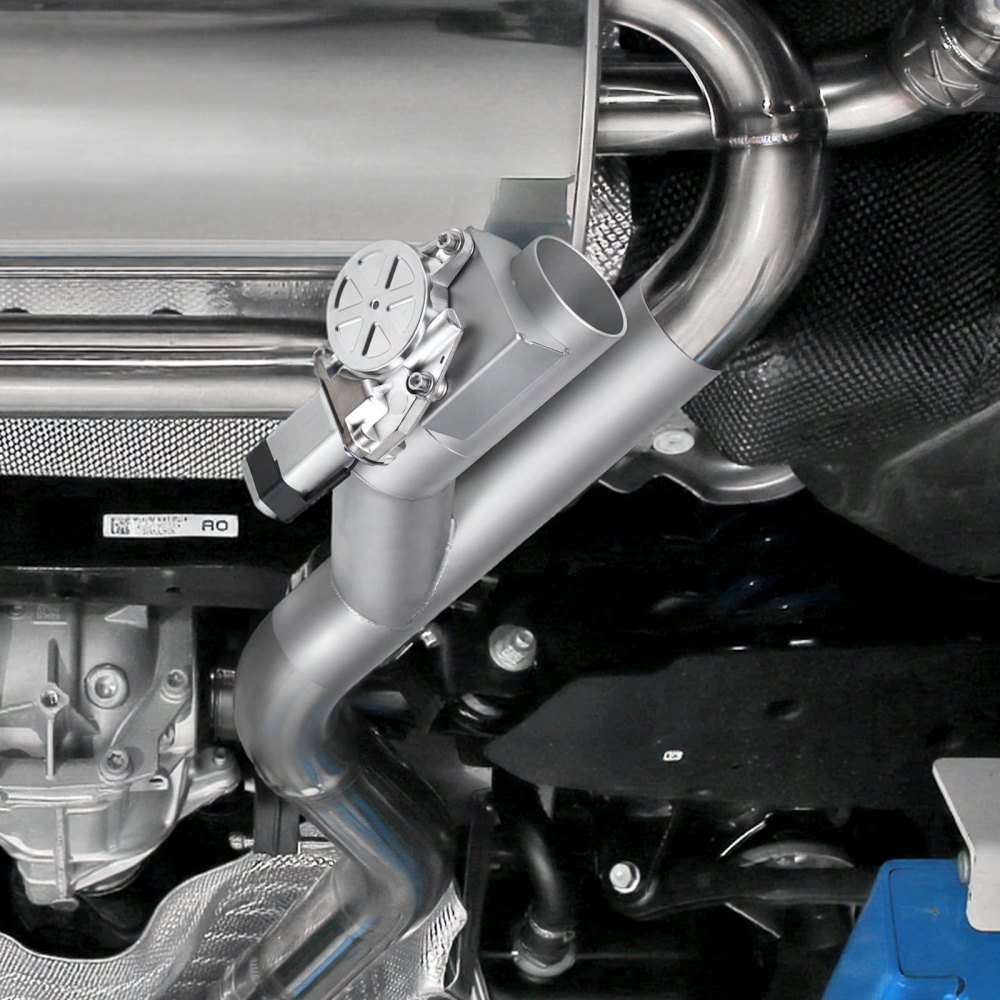 VEVOR Tubo Scarico per Auto Universale, Set di Valvole di Scarico Universali in Acciaio Inossidabile da 6,35 mm, 2 Pezzi, con Telecomando, Adatte per Camion, Berline e Auto Sportive, Peso di 4,1 kg